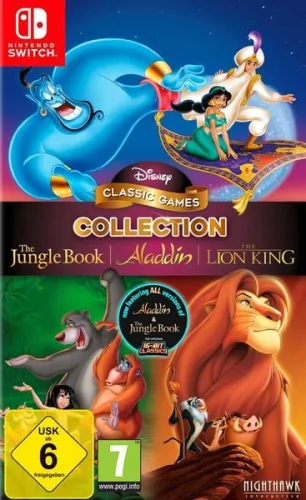 Disney, Disney Spielesoftware "Disney Classic Games - Jungle Book, Aladdin, Lion King" Nintendo Switch