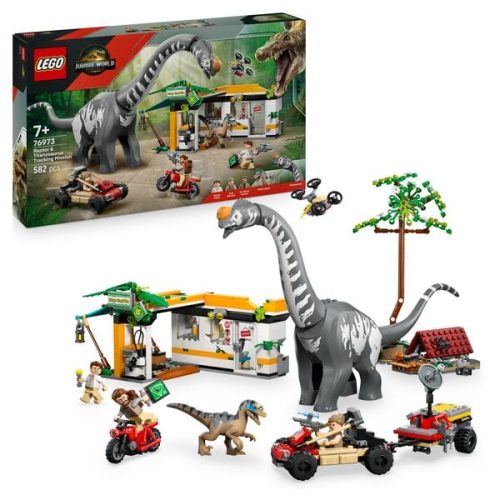 LEGO®, LEGO® - 76973 Raptor & Titanosaurus: Grosse Fährtensuche, Multicolor