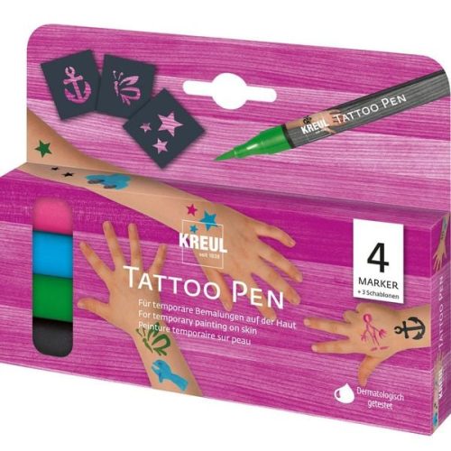 I am Creative, I AM CREATIVE Tattoo Pen Set CKH62171 Anker, Sterne 4er Set