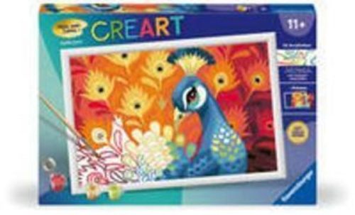 undefined, Ravensburger Malen nach Zahlen CreArt Proud Peacock