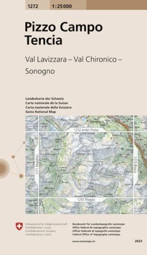 SWISSTOPO, Swisstopo Pizzo Campo Tencia 1272 Landeskarte 1:25 000