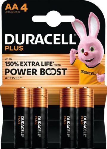 DURACELL, Duracell Batterien plus Aa/Lr6 4 Stück