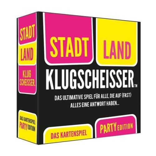 undefined, Kylskapspoesi AB Kartenspiel Stadt Land Klugscheisser Party Edition -DE-