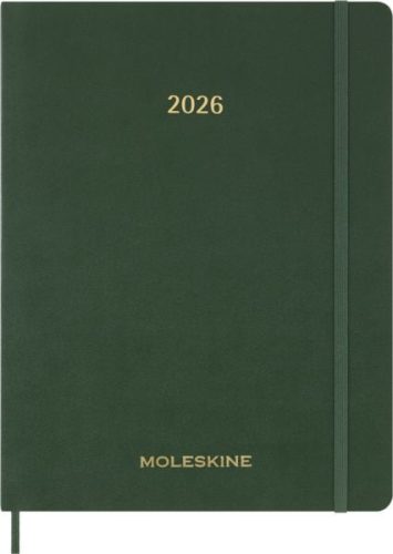 MOLESKINE, MOLESKINE Agenda Essential XX-Large 2026 8056999276539 1W/2S gr&uuml;n SC 21.6x27.9cm