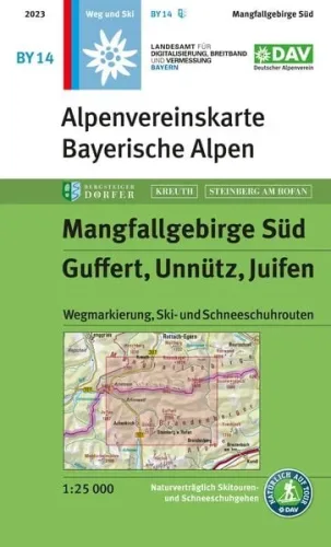 DAV, DAV AV-Karte BY 14 Mangfallgebirge Süd