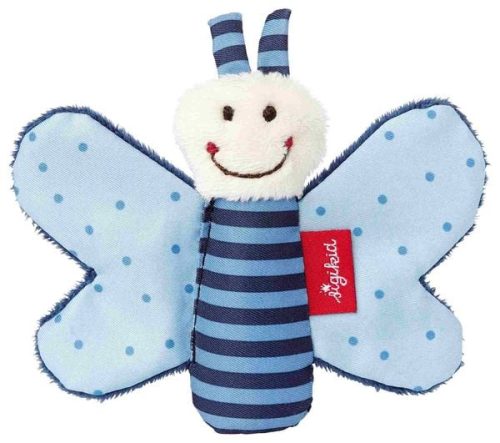 Sigikid, sigikid ® Greifring Knister-Schmetterling blau Red Stars Collection