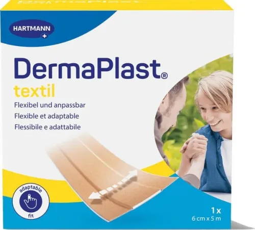 DERMAPLAST, DermaPlast textil Schnellverband, 6cmx5m (1 Stk)