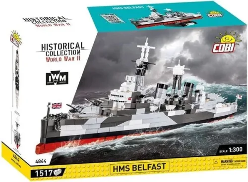 undefined, COBI Bausteinmodell HMS Belfast 1:300
