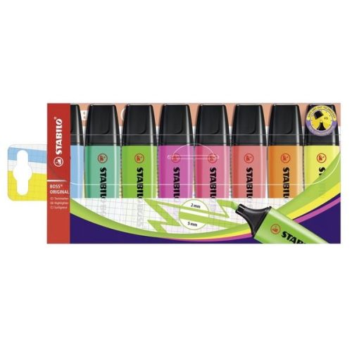 STABILO, STABILO Boss Leuchtmarker Original 70/8 8 Farben ass.