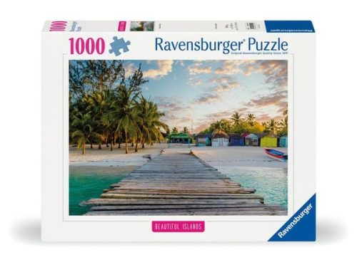Ravensburger, Ravensburger - Puzzle Karibische Insel, 1000 Teile, Multicolor