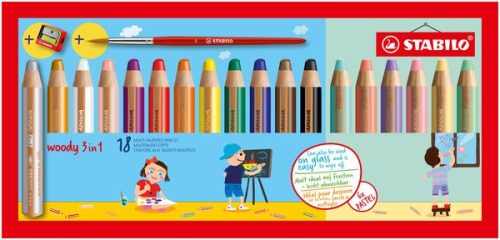 STABILO, STABILO - Dicke Farbstifte, 18 Stück, Multicolor