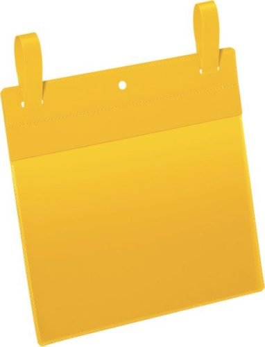 DURABLE, DURABLE Gitterboxtasche mit Lasche A5 quer, gelb