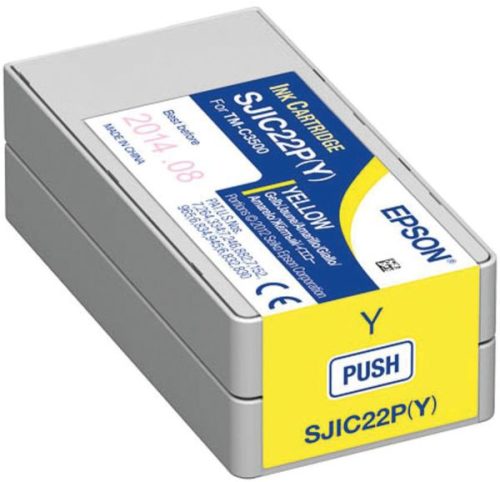 Epson, Epson - Tintenpatrone SJIC22P yellow, Gelb, 500 Stück