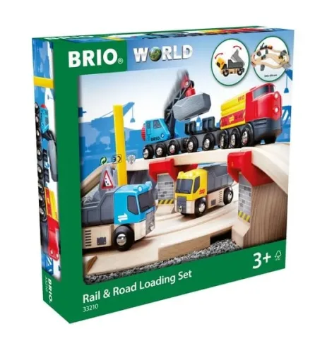 undefined, BRIO Strassen & Schienen Steinverlade Set