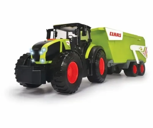 Dickie Toys, Traktor Claas mit Anhänger