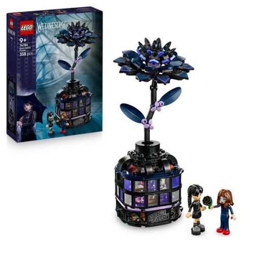 LEGO, LEGO® Spielbausteine »LEGO® Wednesday Schwarze Dahlie 76784«, (358 St.)