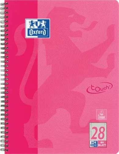 OXFORD, Oxford - Schreibheft, DIN A4, Rosa
