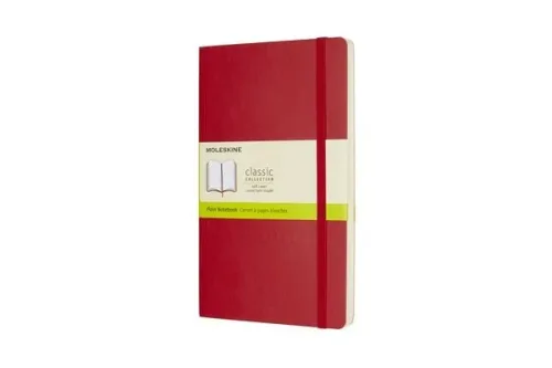 MOLESKINE, MOLESKINE Notizbuch L/A5 854658 Blanko,Soft Cover,Scharlach