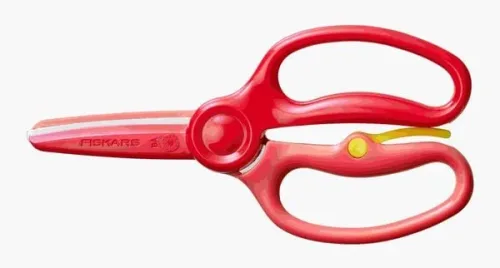 FISKARS, FISKARS Kinderschere 8.6cm 1064067 rot, zur &Uuml;bung