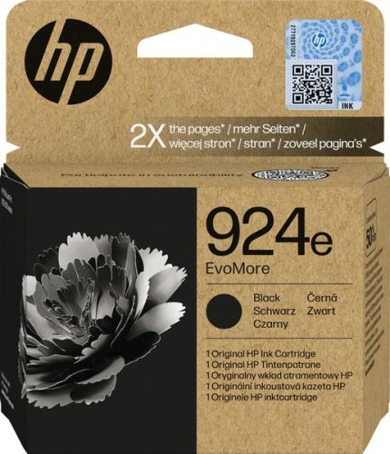 HP, HP H924ebk Druckerpatronen XL bk - HP No. 924e bk, 4K0V0NE für z.B. HP OfficeJet Pro 8120 e, HP OfficeJet Pro 8120, HP OfficeJet Pro 8122 e