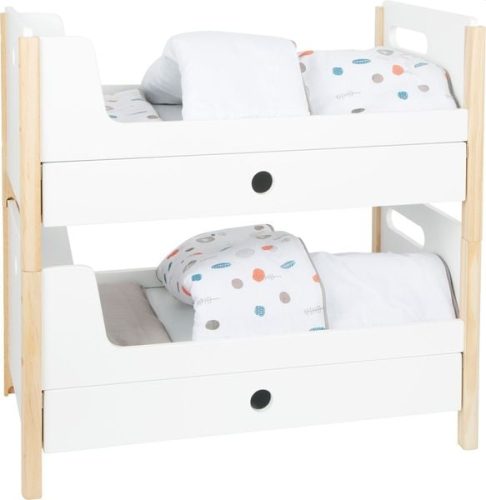 small foot, Puppenhochbett aus Holz Little Button