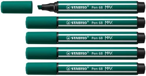 STABILO, STABILO Fasermaler Pen 68 MAX 2+5mm 768/53 blaugr&uuml;n