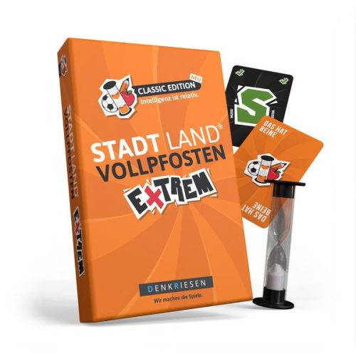 undefined, Denkriesen Partyspiel Stad Land Vollpfosten – Extrem Classic Ed. (D)
