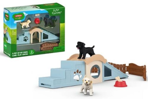 Schleich, Schleich - 42763 Abenteuerzeit für Welpen, Multicolor