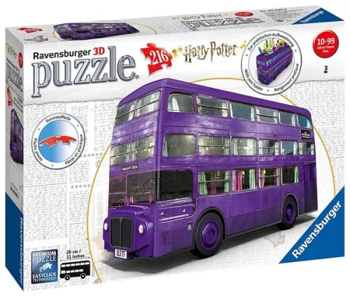 Ravensburger Verlag GmbH, 3D Puzzle Ravensburger Knight Bus - Harry Potter 216 Teile