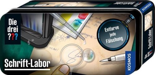 undefined, Kosmos Detektivausrüstung Die drei ??? Schrift-Labor (XL-Dose)