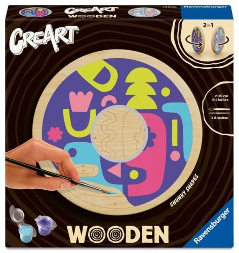 undefined, Ravensburger Malen nach Zahlen CreArt Wooden – Eckige Formen