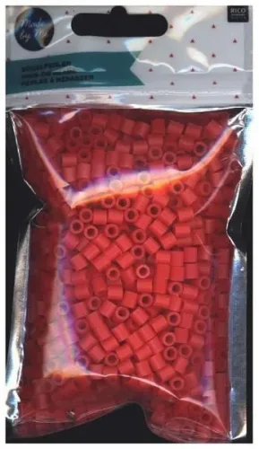 Rico, Rico B&uuml;gelperlen, rot, 5 x 5 mm, ca. 1'000 St&uuml;ck