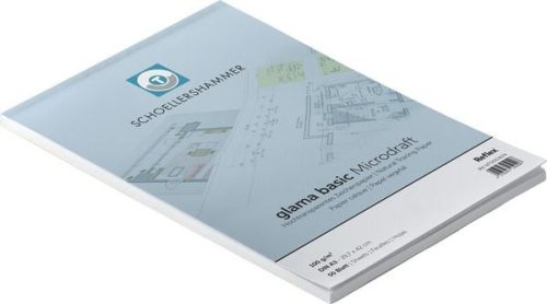 SCHOELLERSHAMMER, SCHOELLERSHAMMER Skizzenblock DIN A3 102 g/m² 297 x 420 mm Transparent 50 Blatt