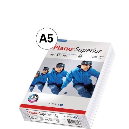 Papyrus, PAPYRUS PlanoSuperior A5 A5 88026798 80g, weiss 500 Blatt
