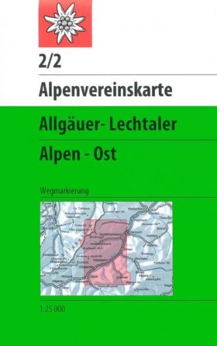 DAV, DAV AV-Karte 2/2 Allgäuer- Lechtaler Alpen Ost
