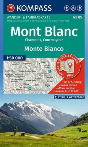 Kompass Verlag, Kompass Verlag WK 85 Mont Blanc