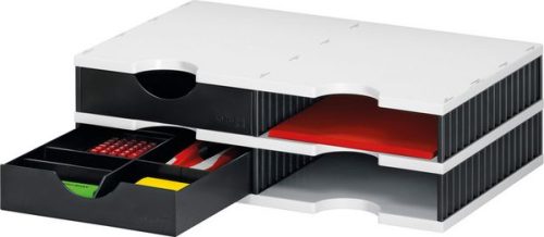 Styro, STYRO Styrodoc duo Set 268-0202.989 schwarz/grau 4 F&auml;cher