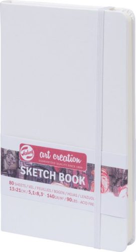 Talens, TALENS Skizzenbuch 9314102M weiss, 13x21cm, 140 g/qm