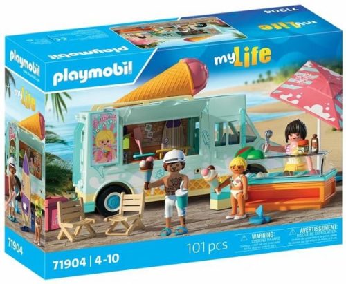PLAYMOBIL, Playmobil® Spielwelt »Ice Cream Truck mit Surfshop 71904«