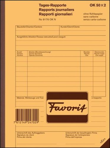 Favorit, Favorit Durchschreibeblock 156 x 210