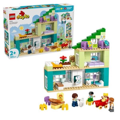 LEGO, LEGO® - 10470 Modernes Familienhaus mit Figuren ? 3-in-1-Set, Multicolor