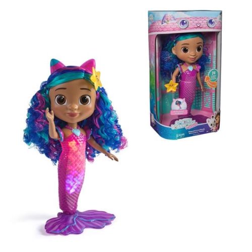 Spin Master, Spin Master Meerjungfrauenpuppe "Gabby?s Dollhouse: Der Film ? Sing & Shine Meerjungfrau Gabby" mit Licht und Sound