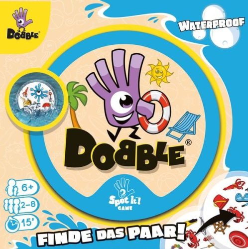 Asmodée - Dobble Waterproof, Deutsch, Multicolor