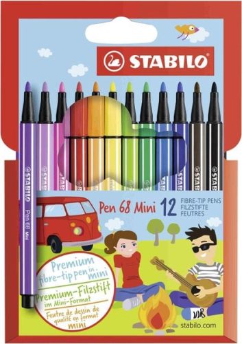 STABILO, STABILO Fasermaler Pen 68 668/12 12 Farben, Etui