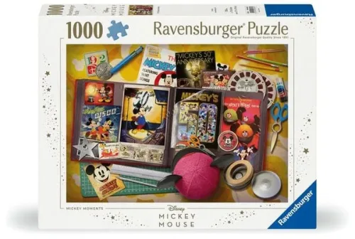 undefined, Ravensburger Puzzle 1970 Mickey Moments