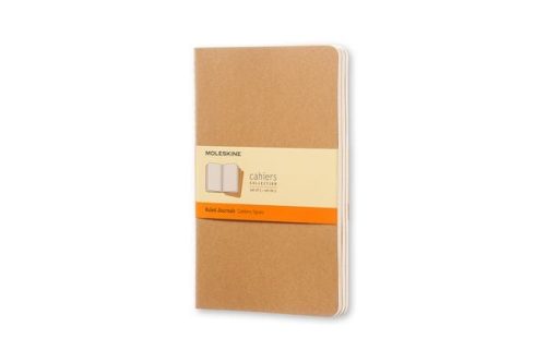 MOLESKINE, MOLESKINE Notizheft Cahier A5 498-7 liniert, natur 3 St&uuml;ck