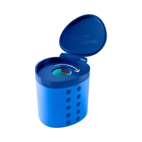 Faber-Castell, FABER-CASTELL Spitzdose Grippy 181790 blau
