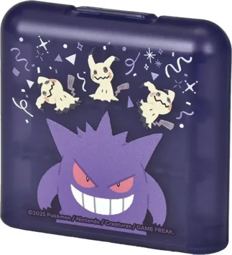 Hori, HORI Nintendo Switch 2 - 24-Game Card Case Pokémon (Gengar & Mimigma) Aufbewahrungsbox, Violett