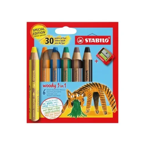 STABILO, STABILO - Farbstift Set, 6 Stück, Sortierte Farben