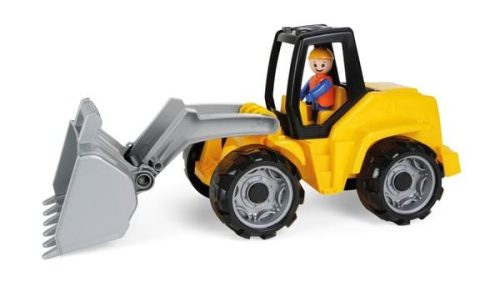 Simm, LENA® 04412EC - Truxx, Schaufellader mit Spielfigur, gelb, L/B/H 36x15x18 cm